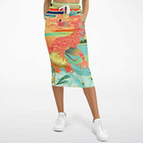 The Koi Dragon Pocket Maxi Skirt Long Pocket Skirt - Thathoodyshop