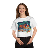 Cruisin Route 66 Cropped T-Shirt T-Shirt - Thathoodyshop