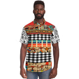 Africa Bombastic Button Down Shirt Short Sleeve Button Down Shirt - Thathoodyshop