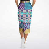 Purple Jetson Pocket Maxi Skirt Long Skirt - Thathoodyshop