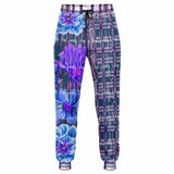 Norma Jean Purple Floral Fleece Joggers Joggers - Thathoodyshop