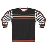 Gold Line Black Unisex Sweatshirt All Over Prints - Thathoodyshop