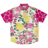 Pink Lemonade S/S Button Down Shirt Short Sleeve Button Down Shirt - AOP - Thathoodyshop