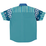 Blue Dream S/S Button Down Shirt Short Sleeve Button Down Shirt - AOP - Thathoodyshop
