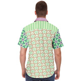 Melon Balls S/S Button Down Shirt Short Sleeve Button Down Shirt - AOP - Thathoodyshop