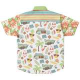 Surf's Up Kowabunga S/S Button Down Shirt Short Sleeve Button Down Shirt - AOP - Thathoodyshop