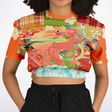 Divine Sublime Dragon Crop Sweater Cropped Sweater - Thathoodyshop