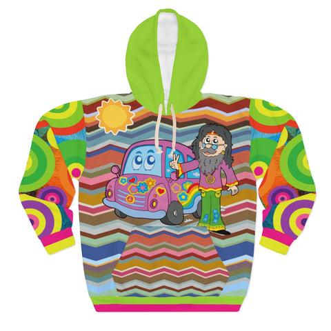 My Hippy Dippy Life Unisex Pullover Hoodie All Over Prints - Thathoodyshop