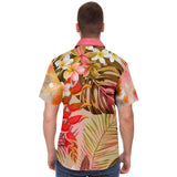 Brando Tahiti S/S Button Down Shirt Short Sleeve Button Down Shirt - AOP - Thathoodyshop