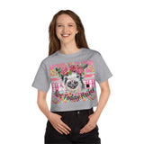 Pink Calypso Piggy Cropped T-Shirt T-Shirt - Thathoodyshop