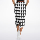 Argyle Me Pocket Maxi Skirt - Black Maxi Skirt - Thathoodyshop