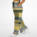 Dauphin Patchwork Print Stretchy Phat Bellbottoms Bootcut Pants - Thathoodyshop