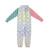 Seamist Rainbow Unicorn Fleece Unisex Romper Fleece Romper - Thathoodyshop