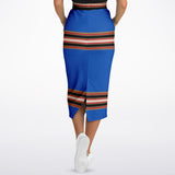 Gold Line Blue Pocket Maxi Skirt II Maxi Skirt - Thathoodyshop