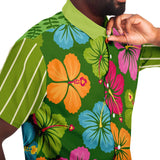 The Tiki God S/S Button Down Shirt Short Sleeve Button Down Shirt - AOP - Thathoodyshop