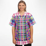 Mercury Retrograde Plaid Button Front Jersey Baseball Jersey - Thathoodyshop