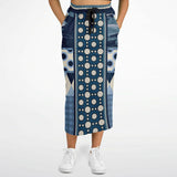 Blueberry Hill Pocket Maxi Skirt Long Pocket Skirt - Thathoodyshop