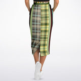 Green Caravan Pocket Maxi Skirt Long Pocket Skirt - Thathoodyshop