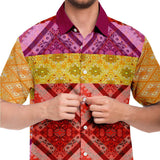 Taj Mahal S/S Button Down Shirt Short Sleeve Button Down Shirt - AOP - Thathoodyshop