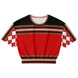 Gold Line Trio Cropped Sweater Athletic Cropped Short Sleeve Sweatshirt - AOP - Thathoodyshop