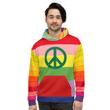 Peace Love & Rainbows Hoody - Thathoodyshop
