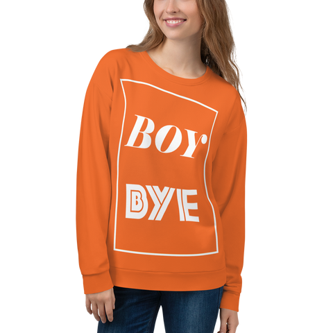 Boy BYE Sweatshirt (Orange) - Thathoodyshop