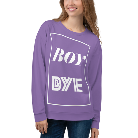 Boy BYE Sweatshirt (Violet) - Thathoodyshop