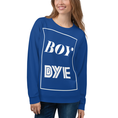 Boy BYE Sweatshirt (Royal) - Thathoodyshop