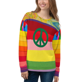 Peace Love & Rainbows Sweatshirt - Thathoodyshop