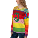 Peace Love & Rainbows Sweatshirt - Thathoodyshop
