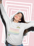 Peace Love & California HD Crewneck Sweatshirt - Thathoodyshop