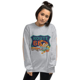 Cruisin Route 66 Unisex Sweatshirt  - Thathoodyshop